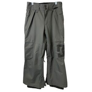 DC Shoes Banshee Gray Snow Waterproof Winter Ski Snowboard Pants Boys Small